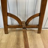 Late 19th century walnut library stepladder