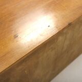 Scandinavian walnut chest of drawers, Swedish modern, Sweden, 1940.