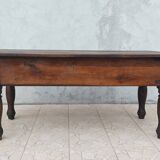 Old walnut side table