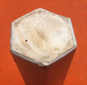 Old bottle / bottle enamelled Sandstone Mechanical clasp