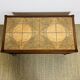 Scandinavian coffee table in wood and ceramic