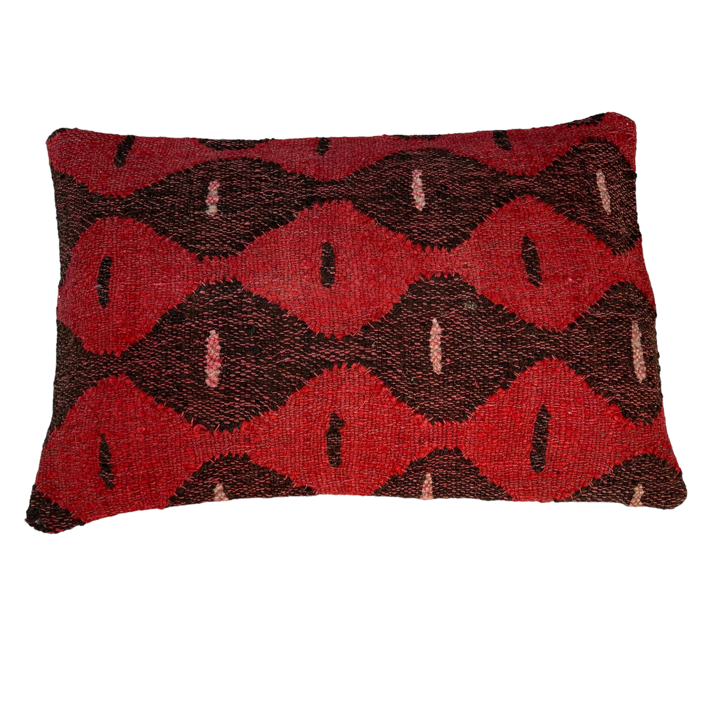 Vintage turkish kilim cushion cover, 30 x 50 cm