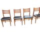 4 Scandinavian chairs from the 1960s