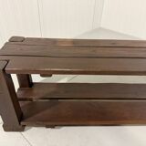 Large brutalist oak bench wall table 1900’s