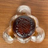 Mid-century Finnish glass bowl by Pertti Santalahti for Humppila, 1960s, set of 2.