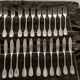 12 Christofle forks and 12 knives – Silver plated