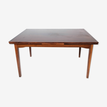 Table à manger en palissandre avec extension par Ellegaards Furniture, années 1960