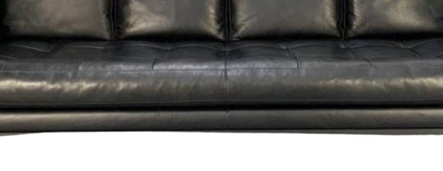 High-end 3-seater leather sofa
