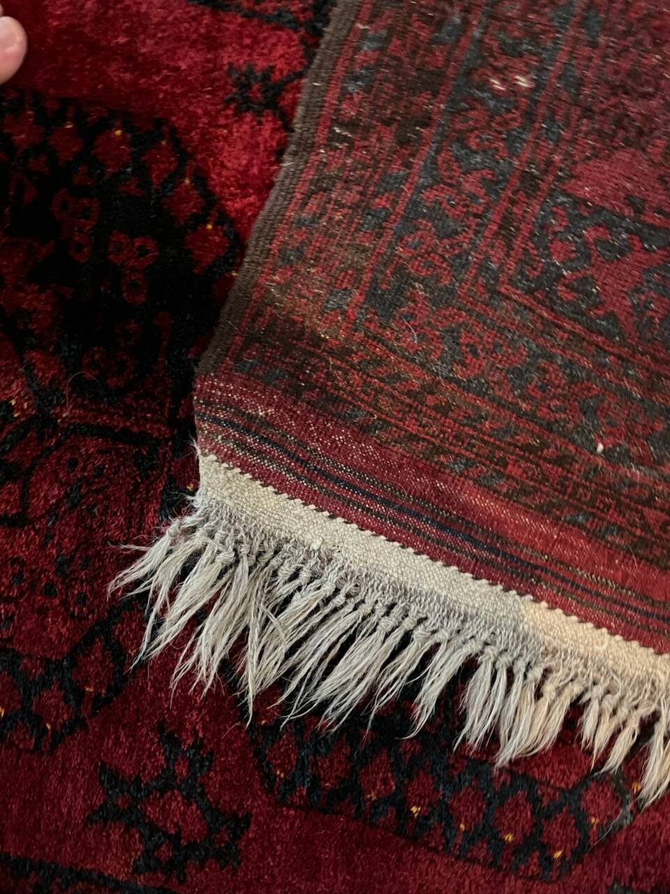 Afghan rug 205x130 cm handmade