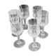 Cristal d’Arques Longchamp – Set de 6 verres à pied n 5 – Vintage 24% PbO