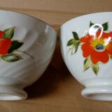 2 anciens bols vintage sarreguemines