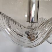 Pendant lamp "futura" by peill and putzler germany 1960s