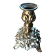 Numbered silver candlestick in Louis XV Rocaille style