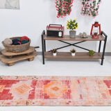 2x10 Pink & Red Classic Runner Rug,76x299Cm