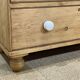 English dresser XIXth fir with its white porcelain buttons
