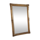 Rectangular golden mirror moldings plant motifs nineteenth H: 130cm