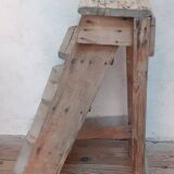 Old stepladder h89cm decorative artisan workshop