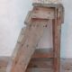 Old stepladder h89cm decorative artisan workshop