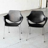 Set of 2 dining chairs by Straatman, Loral & Cie, Belgium, 1960's