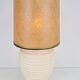Vintage Organic Ribbed Plaster Table Lamp, 1970s