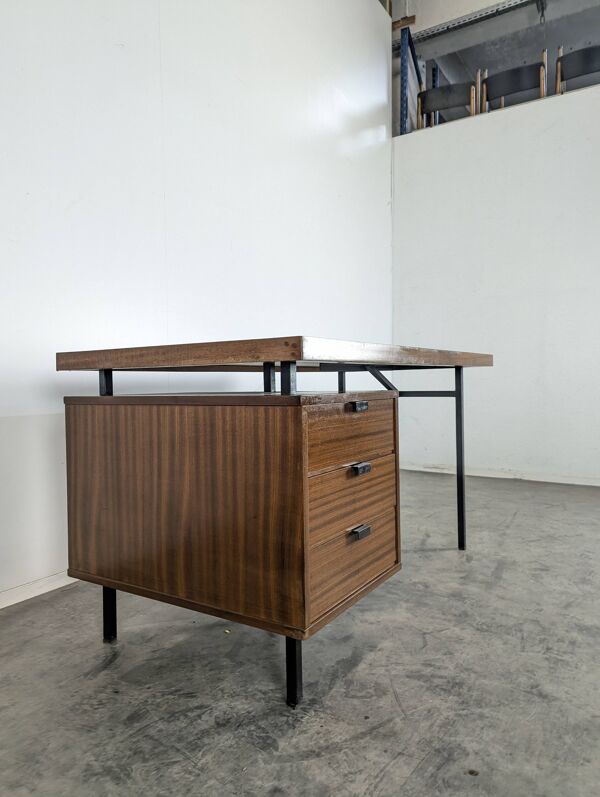 Bureau à caisson de Jacques Hitier édité par Charron