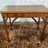 Old small solid wood desk