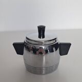 Petit pot sucrier en métal