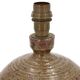 Lampe boule de potier en grès pyrité de Guy Baudat, années 70