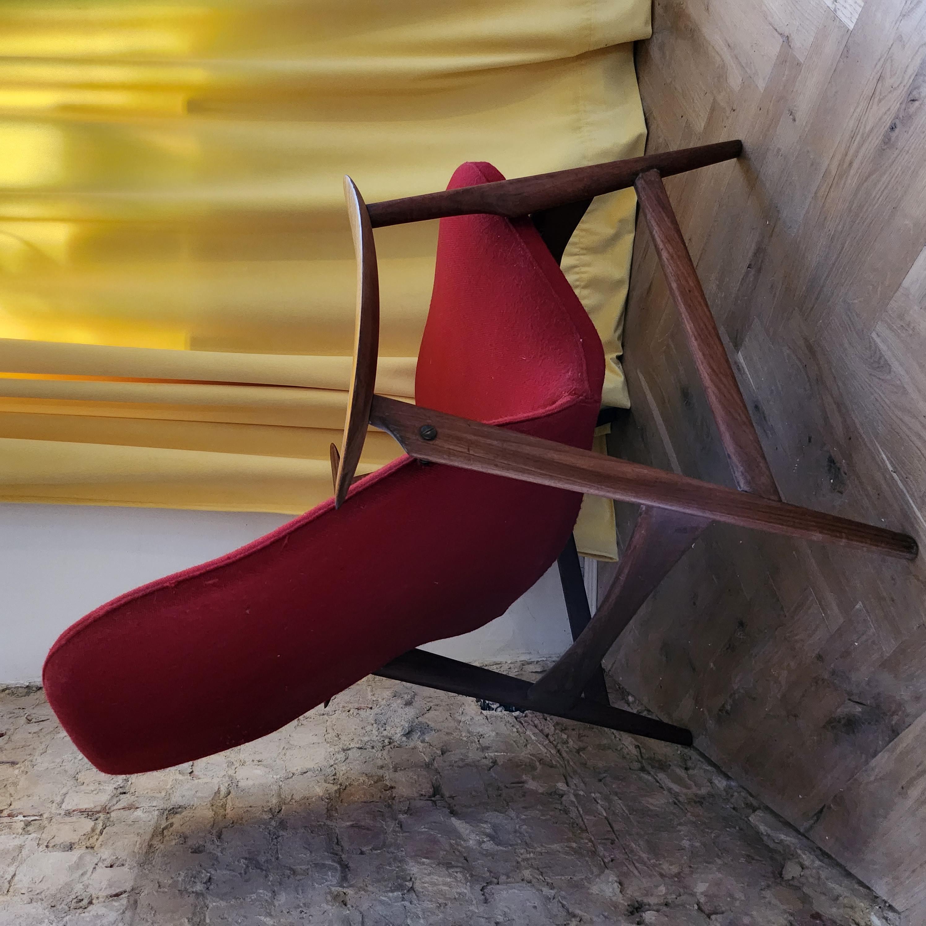 Scandinavian teak armchair