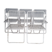 5 chaises pliable Emu Rio vintage ep 1970