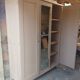 Vintage Art Deco 3-door wardrobe