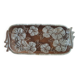Rectangular glass serving dish