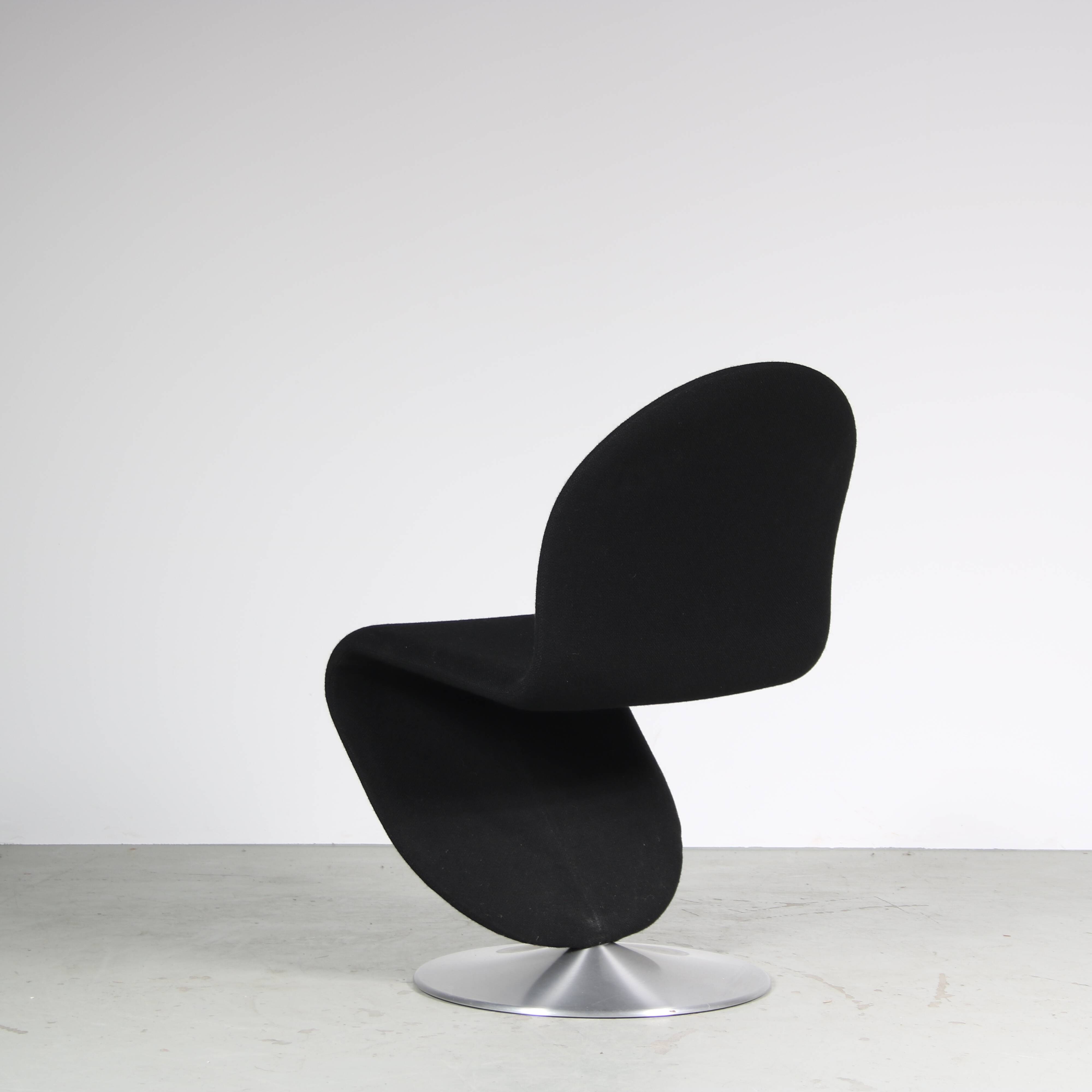 2020s Edition of 1970s 1-2-3 Chair by Verner Panton for VerPan, Denmark
