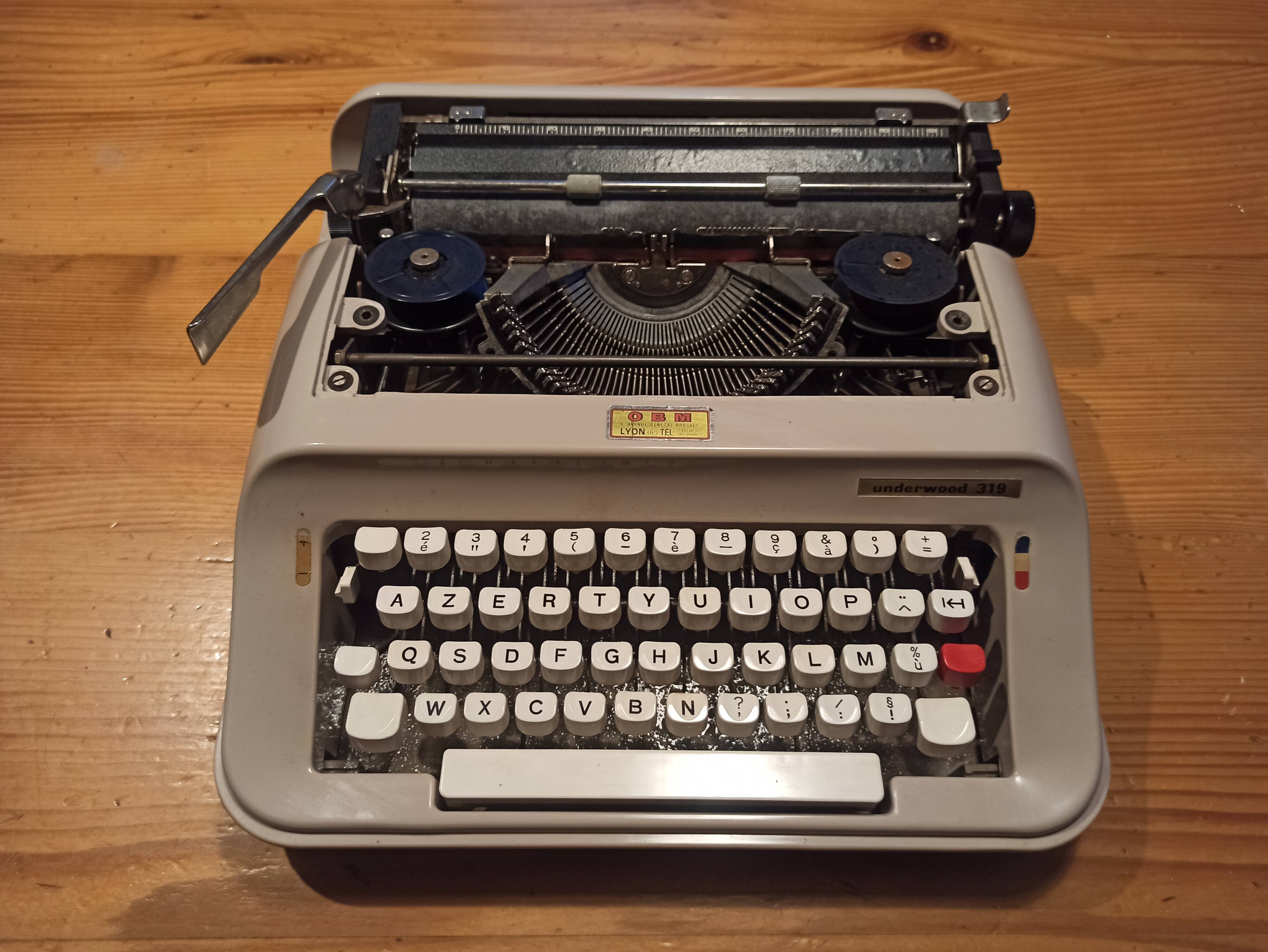 Machine à écrire underwood 319 vintage ancienne Selency
