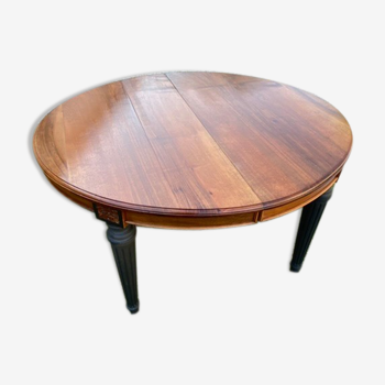 Table ovale relookée
