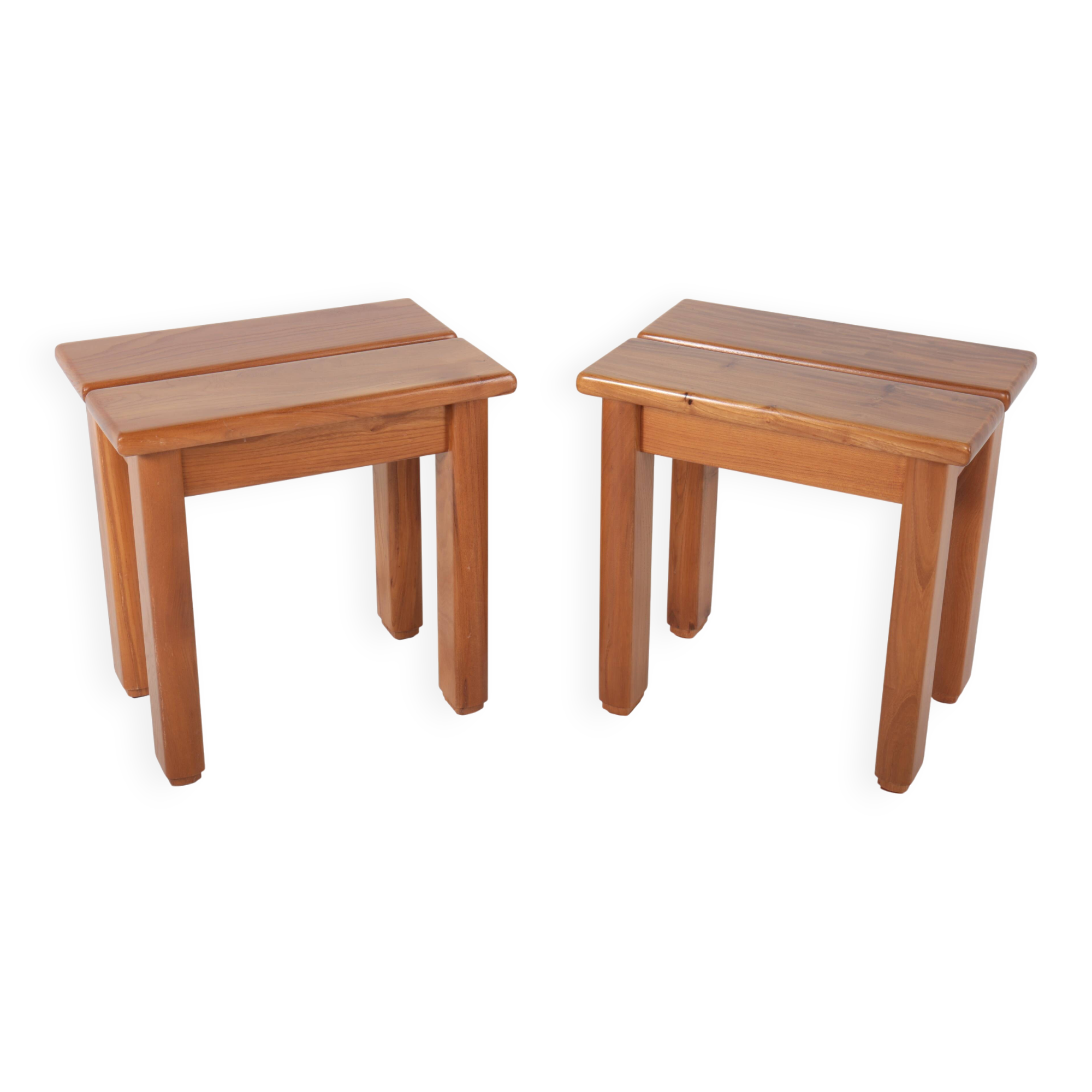 Pair of stools, Maison Regain, 1970s