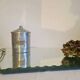 Aluminum and brass spice jars
