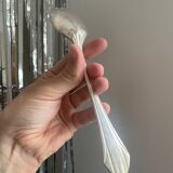 Complete silver metal cutlery set (37 pieces)