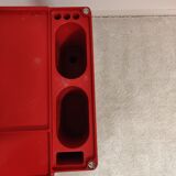 Red Boby storage trolley by Joe Colombo for Bieffeplast