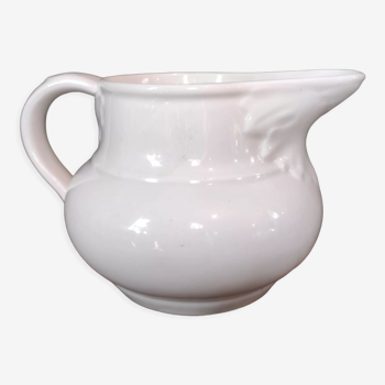 Vintage French white porcelain jug