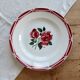 Round serving dish in Sarreguemines earthenware, Cibon model - Floral decoration.