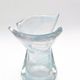 Vase Sculpture Murano Zanfirico Filigree Sommerso Blue Pink White