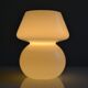 mushroom night light opal glass white Italy 80's 1980