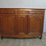 High sideboard in solid oak