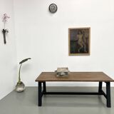 Modern solid oak dining table