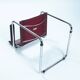 Chaises Bauhaus en cuir, Fasem 1980s