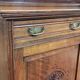 English art nouveau buffet in mahogany early twentieth century