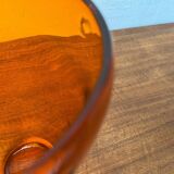 Vintage glass vase by Hysteria, 1980s.