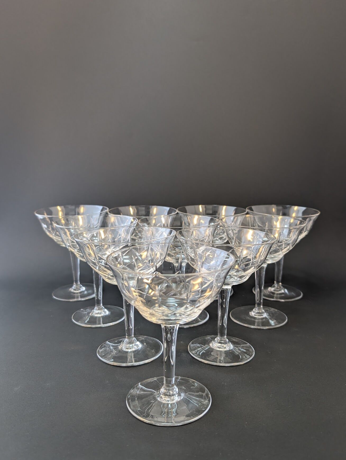 Art Deco Champagne Coupes