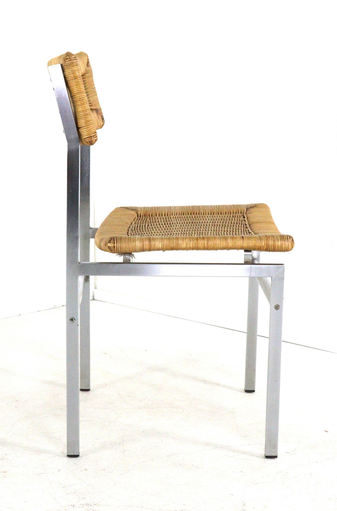 Ensemble de 4 chaises de salle à manger 'Wehl' - style japandi - wabi-sabi